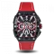 Reloj negro Ralph Christian hombre con cinturón de cuero The Intrepid Chrono - Red 42,5MM