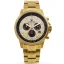 Louis XVI geel herenhorloge met stalen band Palais Royale 1087 - Gold 43MM