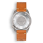 Stříbrné pánské hodinky Squale s koženým páskem 1521 Black Blasted Leather - Silver 42MM Automatic