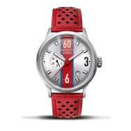 Men's silver Ferro & Company with leather strap Race Master Automatic Silver 39MM Automatic