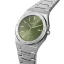 Men's silver Valuchi watch with steel strap Date Master - Silver Green 40MM