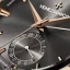 Męski srebrny zegarek Venezianico ze skórzanym paskiem Redentore Riserva di Carica 1321505 40MM