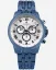 Men's blue Louis XVI watch with steel strap Frosted Aramis 2.0 With Diamonds - 3681 Gold 43MM