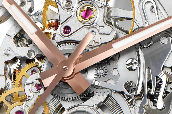 Strieborné pánske hodinky Epos s oceľovým pásikom Passion 3501.135.34.18.44 41MM Automatic