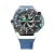 Černé pánské hodinky Mazzucato Watches s gumovým páskem RIM Scuba Black / Blue - 48MM Automatic