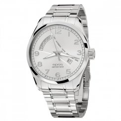 Relógio masculino Epos prateado com pulseira de aço Passion 3402.142.20.38.30 43MM Automatic