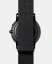Men's black Eone watch with leather strap Bradley Apex Leather - Black 40MM