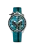 Men's silver Bomberg Watch with rubber strap RACING 4.9 Blue 45MM