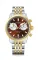 Męski srebrny zegarek Delma Watches ze stalowym paskiem Continental Silver / Red 42MM