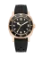 Relógio Nivada Grenchen pulseira de ouro com pulseira de borracha para homens Pacman Depthmaster Bronze 14123A01 Black Rubber Tropic 39MM Automatic