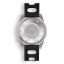 Męski srebrny zegarek Squale dia z gumowym paskiem 1521 Black Blasted - Silver 42MM Automatic