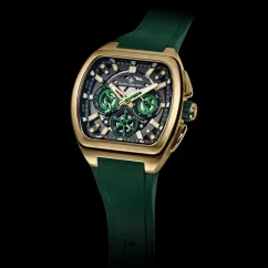 Orologi da uomo in oro Ralph Christian con un braccialetto di gomma The Vector Sport - Gilded Grove 47MM