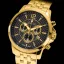 Złoty męski zegarek Ludwika XVI ze stalowym paskiem Athos 800 - Gold 43MM