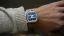 Reloj Straton Watches Plata para hombres con cinturón de cuero Cuffbuster Sprint Blue 37,5MM