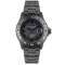 Stříbrné pánské hodinky Out Of Order s ocelovým páskem GMT Tokyo Shibuya 44MM