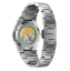 Relógio Valuchi Watches de prata para homem com pulseira de aço Lunar Calendar - Silver Black Automatic 40MM