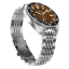 Herrenuhr aus Silber Circula Watches mit Stahlband AquaSport II - Brown 40MM Automatic