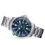 Męski srebrny zegarek Davosa ze stalowym paskiem Argonautic BG - Silver/Blue 43MM Automatic