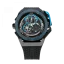 Men's Mazzucato black watch with rubber strap RIM Monza Black / Blue - 48MM Automatic