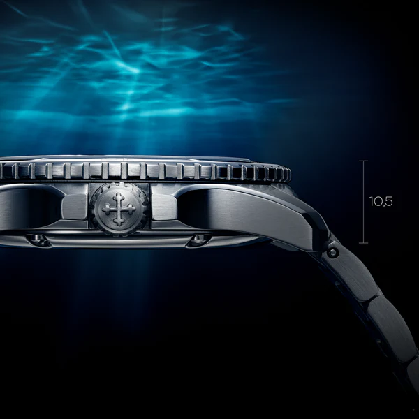 Men's Venezianico silver watch with steel strap Nereide Tungsteno 3121541C 39MM Automatic