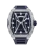 Stříbrné pánské hodinky Paul Rich Watch s gumovým páskem Frosted Astro Day & Date Lunar - Silver / Blue 42,5MM