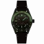 Strieborné pánske hodinky Out Of Order Watches s koženým pásikom Irish Coffee GMT 40MM Automatic