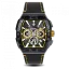 Relógio de homem Ralph Christian preta com pulseira de couro The Intrepid Chrono - Black 42,5MM