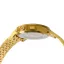 Relógio masculino Louis XVI de ouro com pulseira de aço Majesté Iced Out Rainbow - Gold 43MM