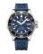 Męski srebrny zegarek Swiss Military Hanowa z gumowym paskiem Dive 1.000M SMA34092.05 45MM Automatic