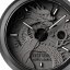 Men's black 22Designstudio Watches with leather strap Black Dragon 45MM Automatic