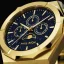 Relógio Paul Rich ouro para homem com bracelete em aço Star Dust II Moonphase - Gold 43MM