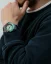 Muški srebrni sat Out Of Order Watches s čeličnim pojasom Trecento Green 40MM Automatic