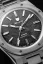 Relógio Nivada Grenchen prata para homem com bracelete em aço F77 TITANIUM MÉTÉORITE 68008A77 37MM Automatic