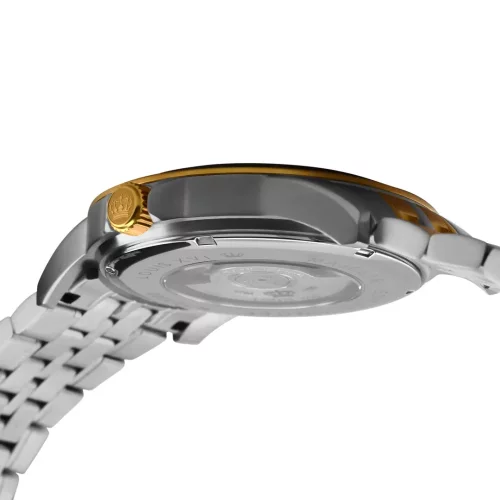 Reloj de oro Luis XVI para hombre con correa de acero Mirabau Automatique 1116 - Gold 43MM Automatic