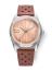 Stříbrné pánské hodinky Nivada Grenchen s koženým páskem Antarctic Spider 32050A23 38MM Automatic