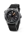Relógio Undone Watches prata para homens com pulseira de borracha Aquadeep - Signal Black 43MM Automatic