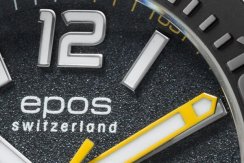 Stříbrné pánské hodinky Epos s ocelovým páskem Sportive 3441.131.20.55.30 43MM Automatic