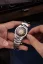 Orologio da uomo Nivada Grenchen in argento con cinturino in acciaio F77 Brown Smoked With Date 69002A77 37MM Automatic