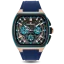 Černé pánské hodinky Ralph Christian s gumovým páskem The Vector Sport - Atlantic Pulse 47MM
