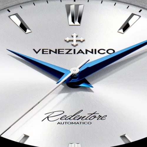 Venezianico men's silver watch with a steel strap Redentore 1221507C 40MM