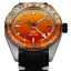 Męski srebrny zegarek Out Of Order Watches ze skórzanym paskiem Sex on the Beach GMT 40MM Automatic