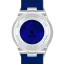 Strieborné pánske hodinky Bomberg Watches s gumovým pásikom MAJESTIC BLUE 43MM Automatic