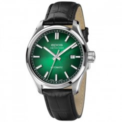 Relógio masculino Epos prata com pulseira de couro Passion 3501.132.20.13.25 41MM Automatic