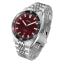 Montre Circula Watches pour homme en argent avec bracelet en acier AquaSport II - Rot 40MM Automatic