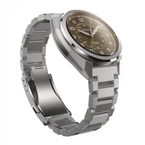 Reloj Circula Watches Plata para hombres con cinturón de acero ProTrail - Umbra 40MM Automatic