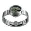 Zilverkleurig herenhorloge van 22Designstudio Watches met stalen band Concrete Sport Olive Green 45MM Automati