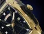 Złoty zegarek męski Paul Rich Watch z gumką Frosted Astro Day & Date Mason - Gold 42,5MM
