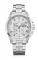 Herrenuhr aus Silber Delma Watches mit Stahlband Klondike Chronotec Silver / White 44MM Automatic