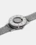 Strieborné pánske hodinky Eone s koženým opaskom Bradley Compass Gold - Silver 40MM