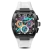 Černé pánské hodinky Ralph Christian s gumovým páskem The Intrepid Sport - Aurora Burst 42,5MM